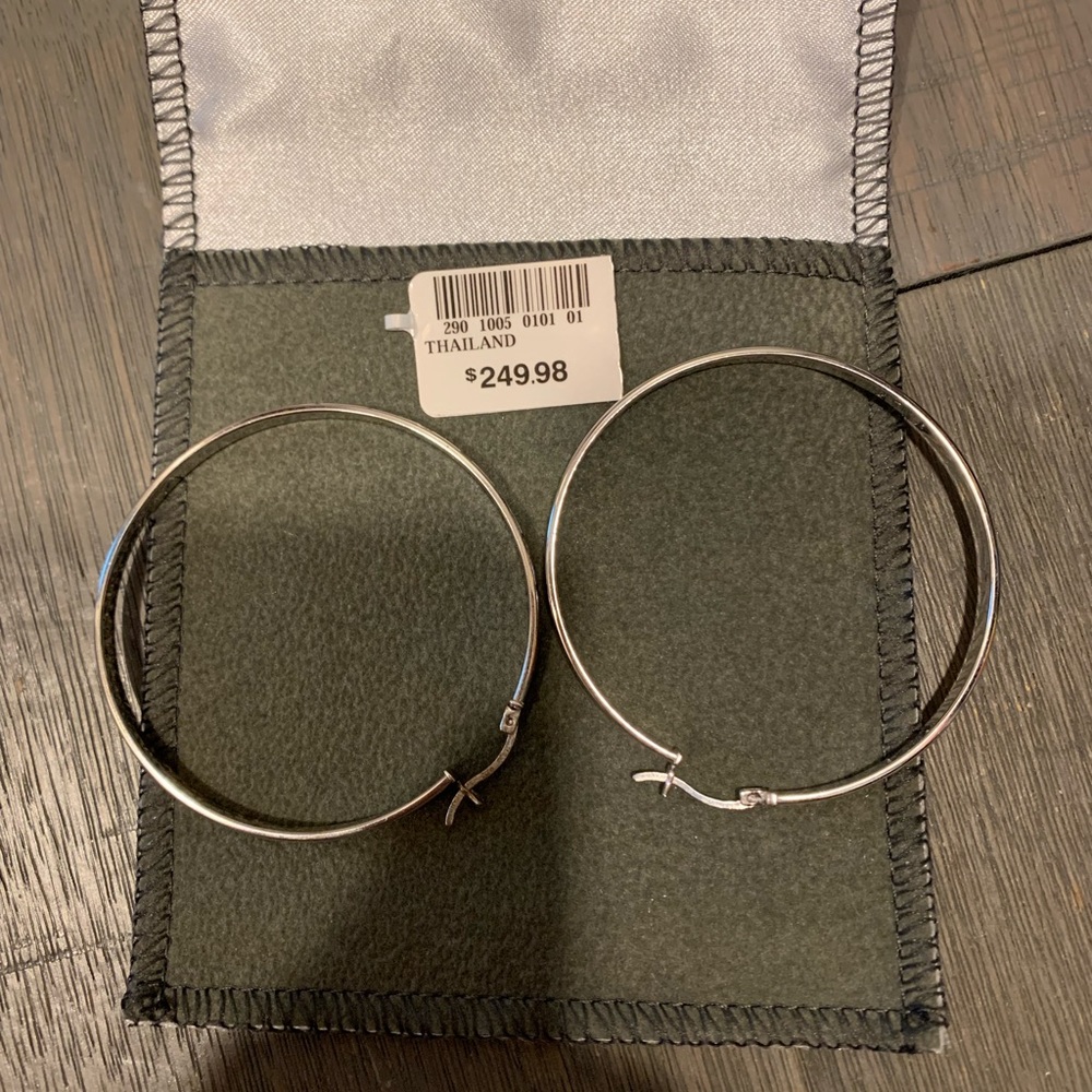 Sterling Silver Hoops from Dillard’s